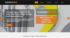 Desktop Screenshot of halcyonsigns.co.uk